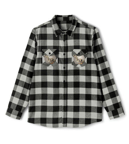 Treble Clef Val Unisex Flannel Shirt