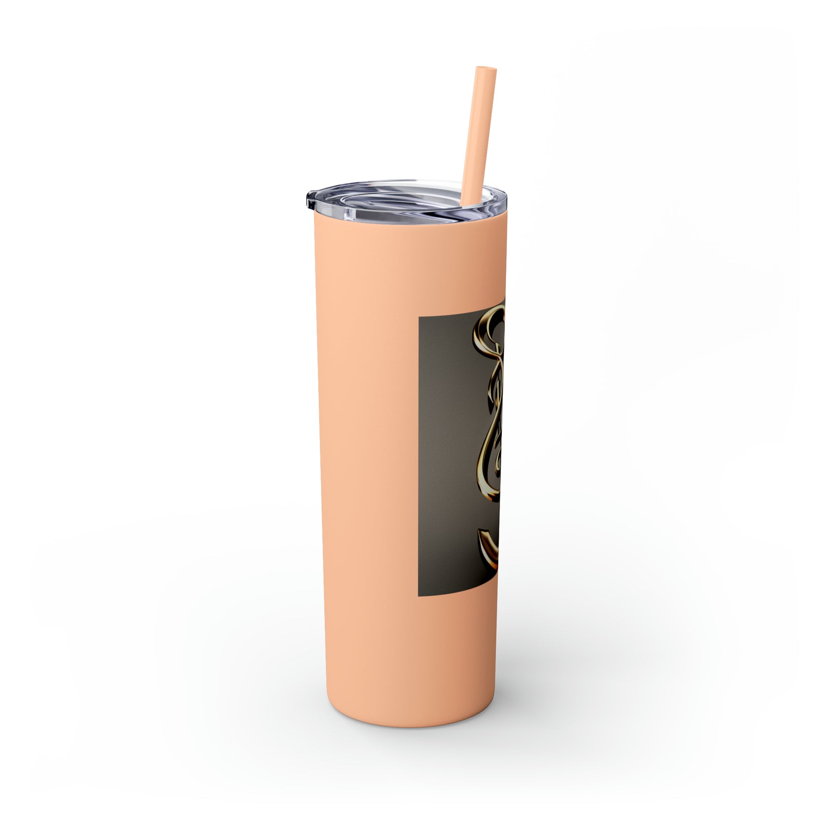 Treble Clef Skinny Tumbler with Straw, 20oz