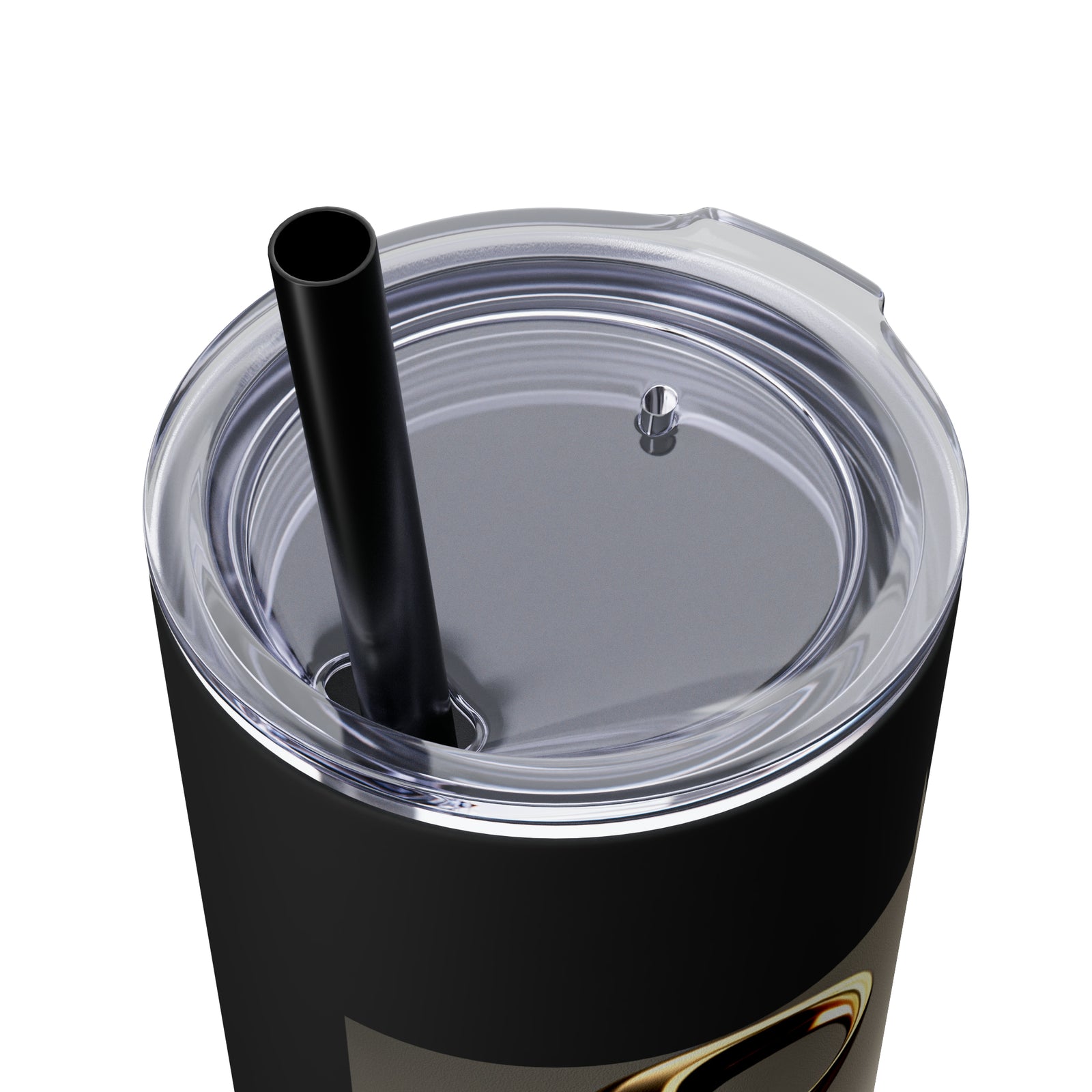 Treble Clef Skinny Tumbler with Straw, 20oz