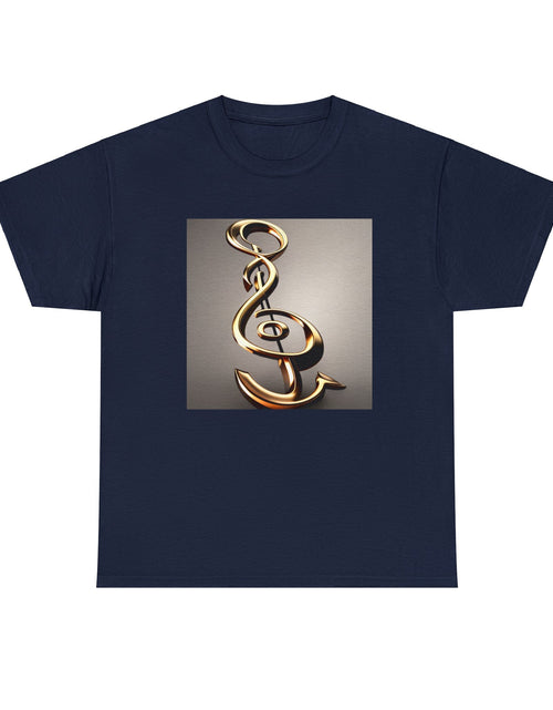 Load image into Gallery viewer, Treble Clef Unisex Heavy Cotton Tee
