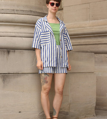 Handwoven Shirt Ole | Blue