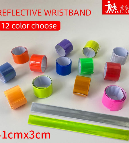 Reflective Band Bracelet | Pvc Wristband Bracelet | Reflective