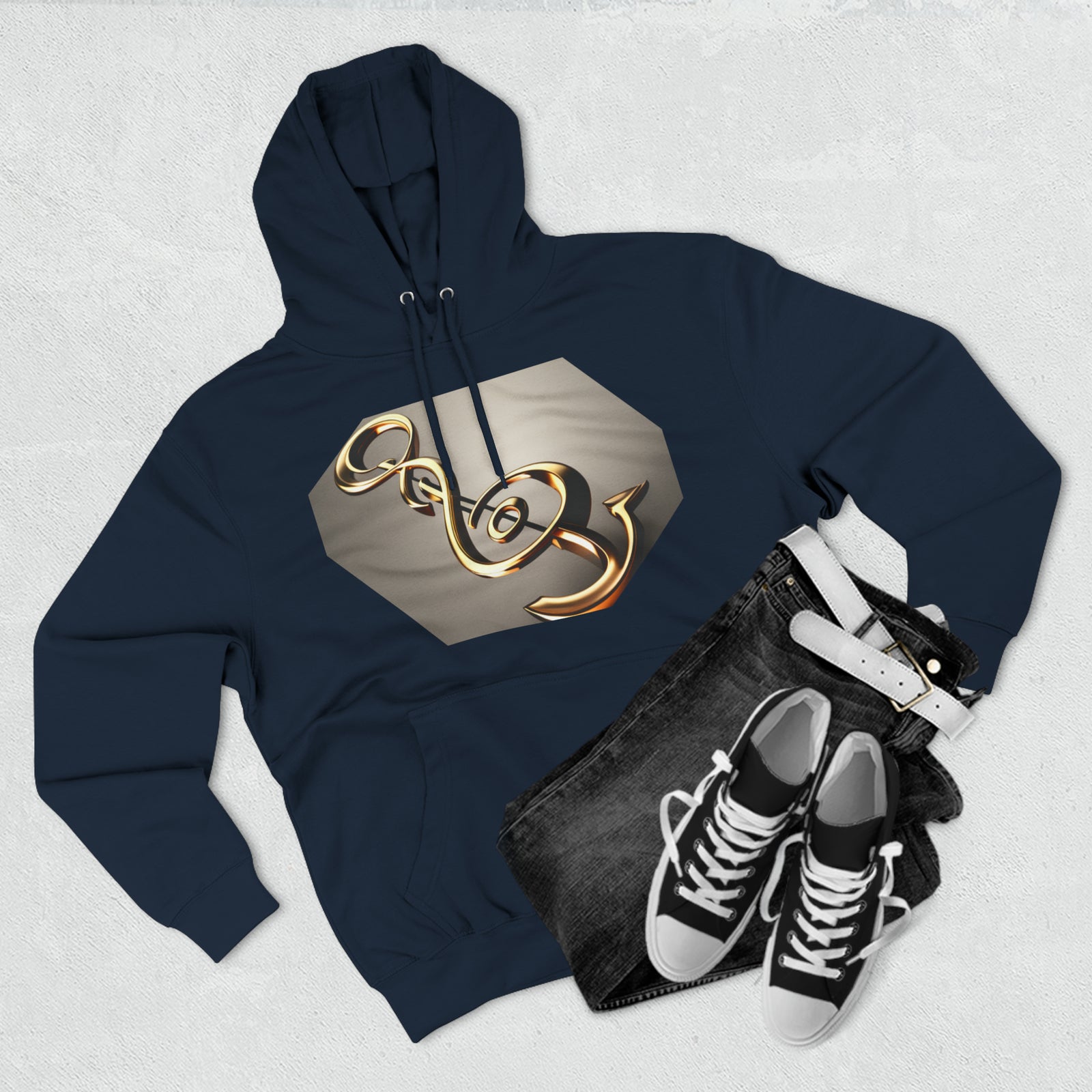 Treble Clef Unisex Premium Pullover Hoodie