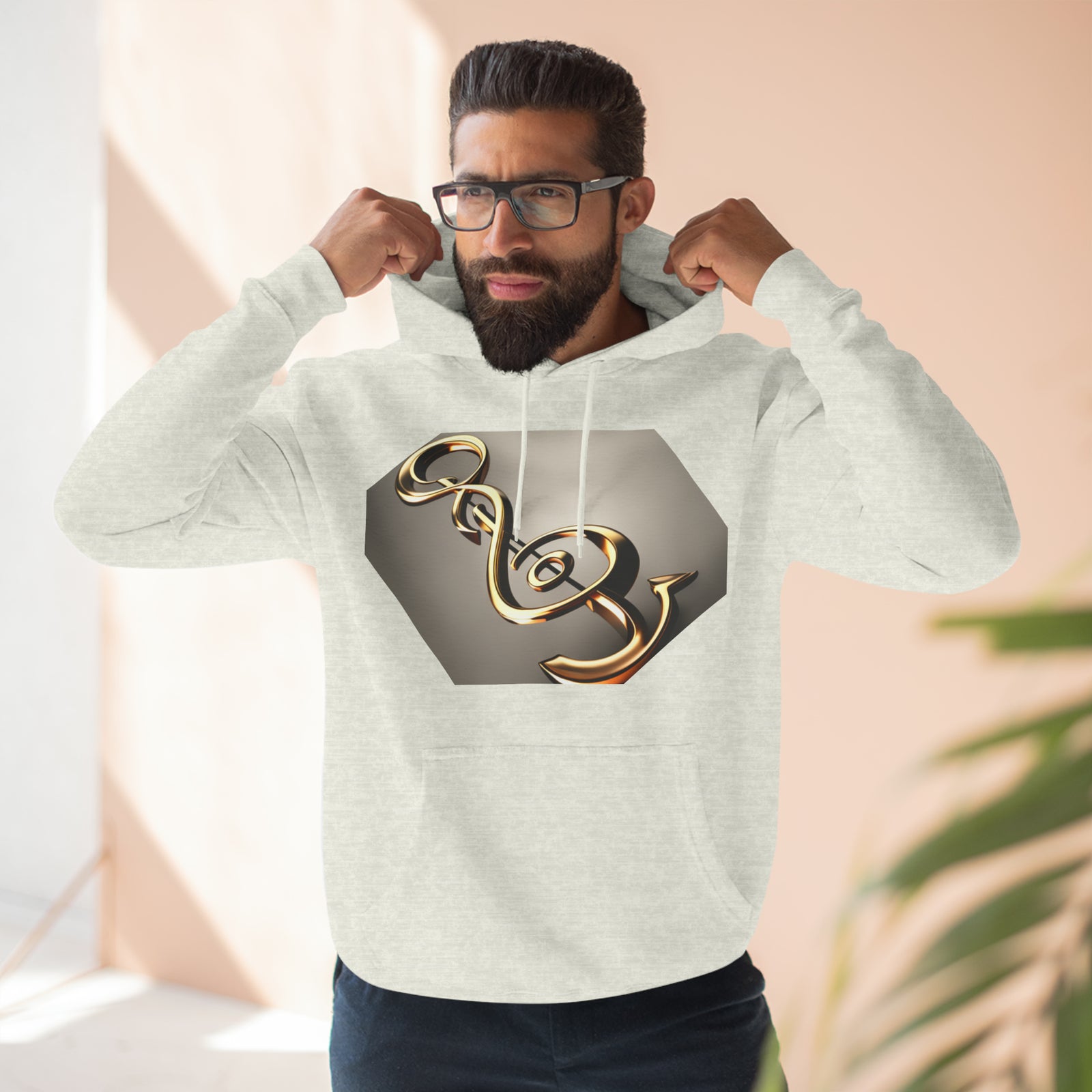 Treble Clef Unisex Premium Pullover Hoodie