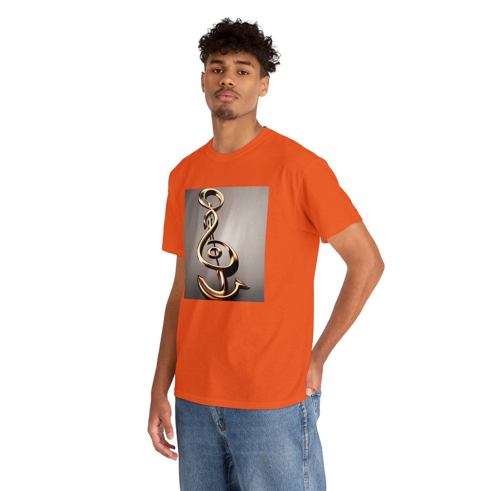 Treble Clef Unisex Heavy Cotton Tee