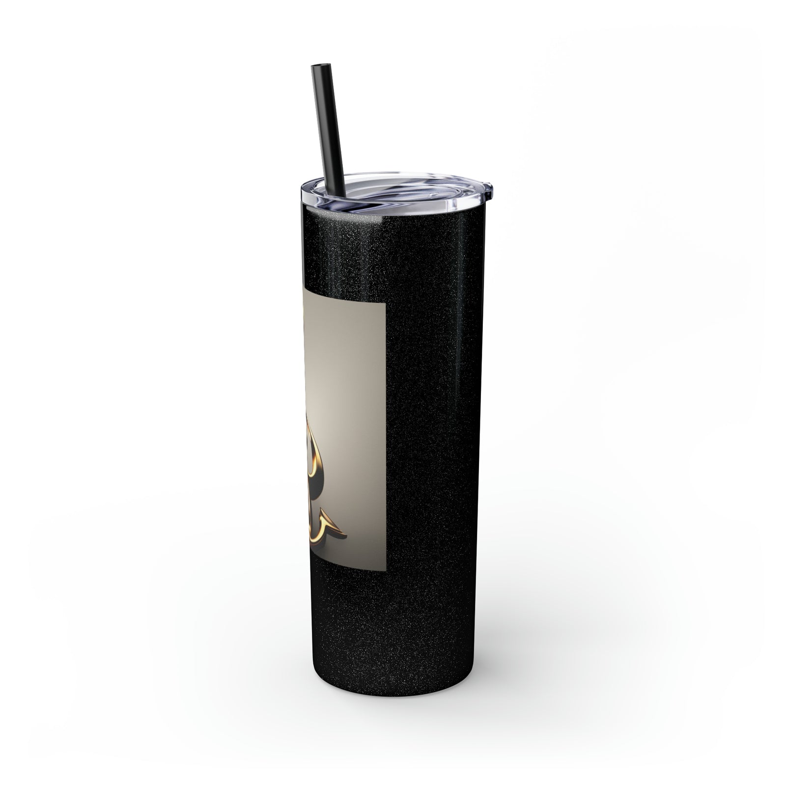 Treble Clef Skinny Tumbler with Straw, 20oz