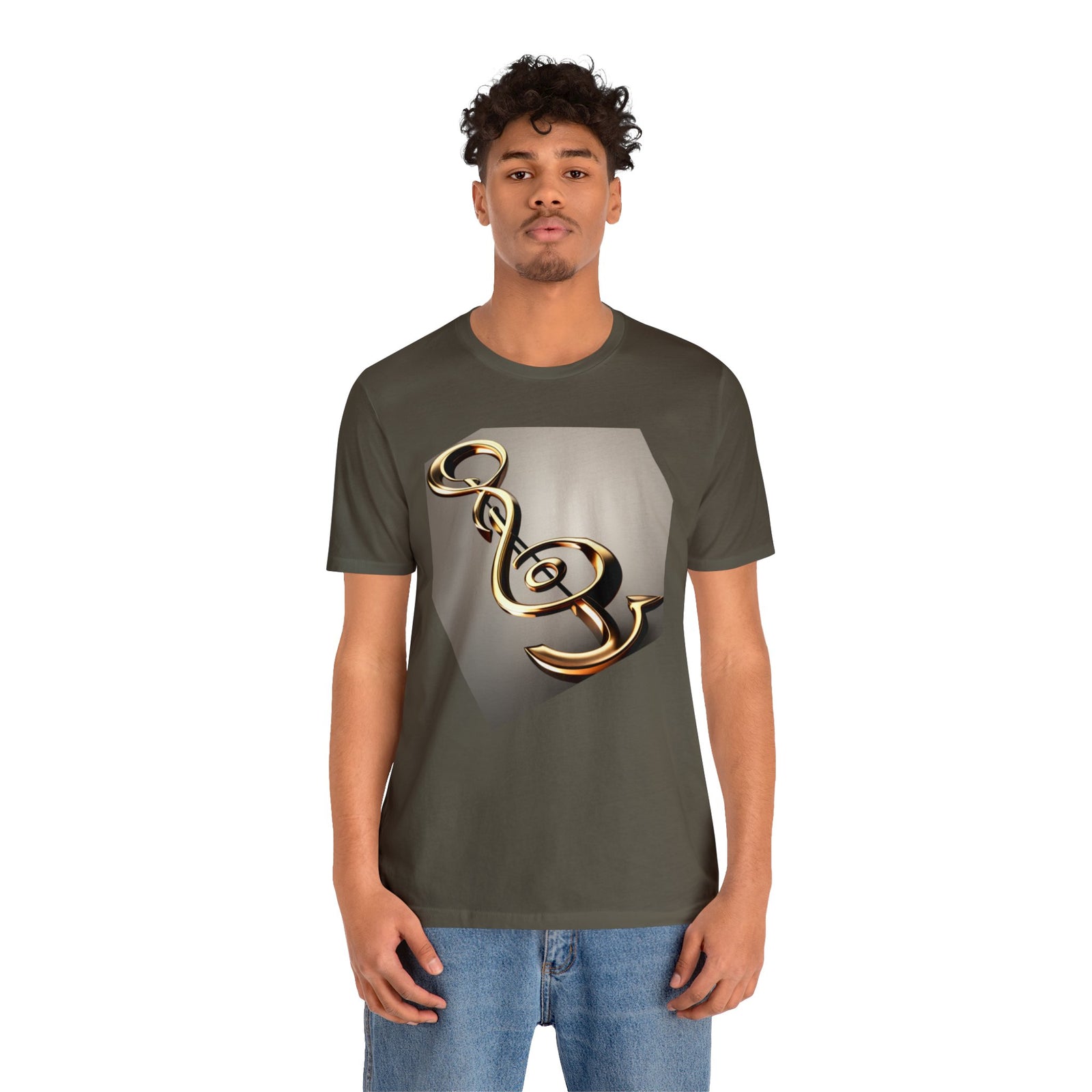 Treble Clef Unisex Jersey Short Sleeve Tee