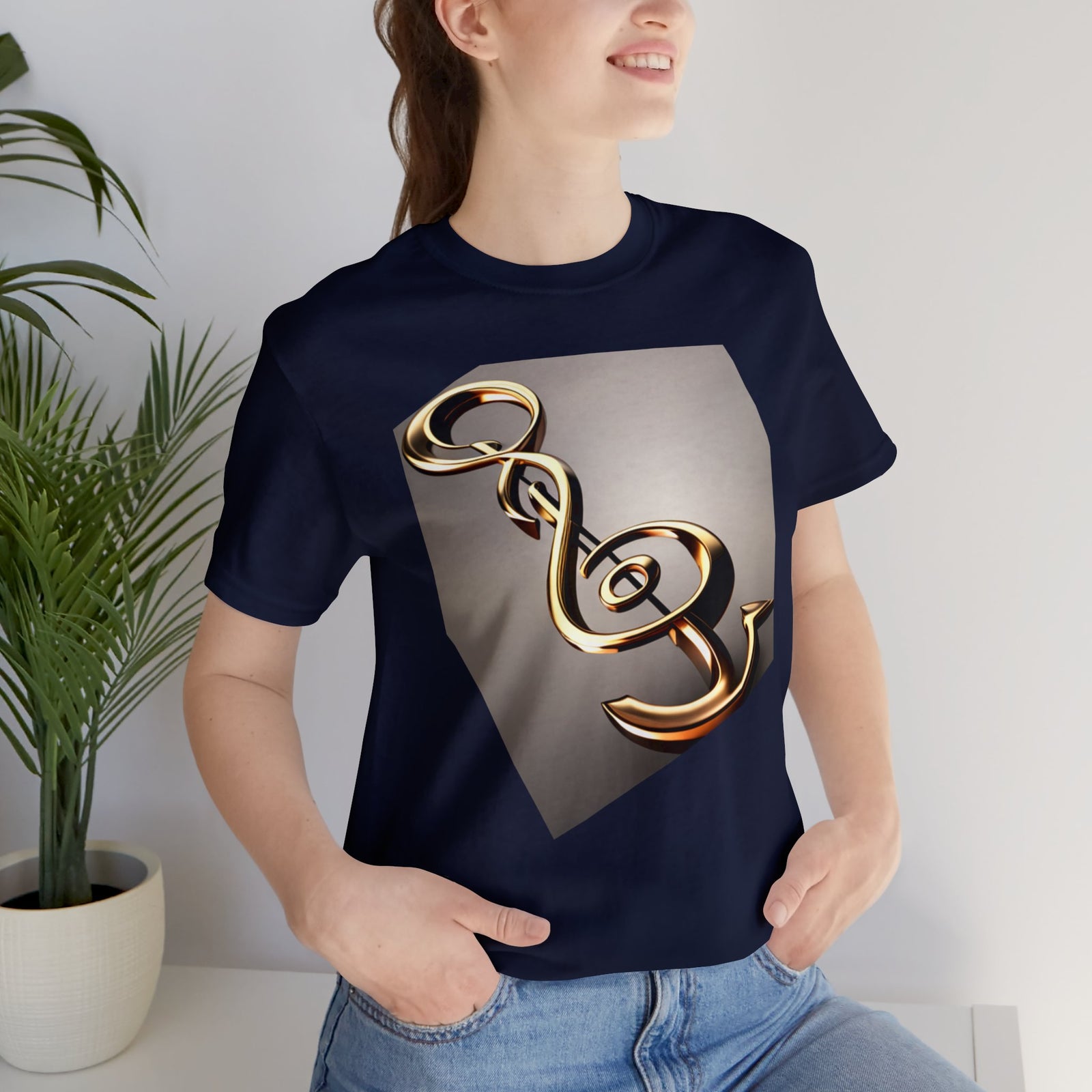 Treble Clef Unisex Jersey Short Sleeve Tee