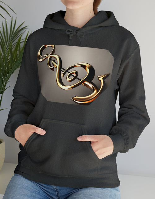 Load image into Gallery viewer, Treble Clef Unisex Heavy Blend™ Hooded Sweatshirt
