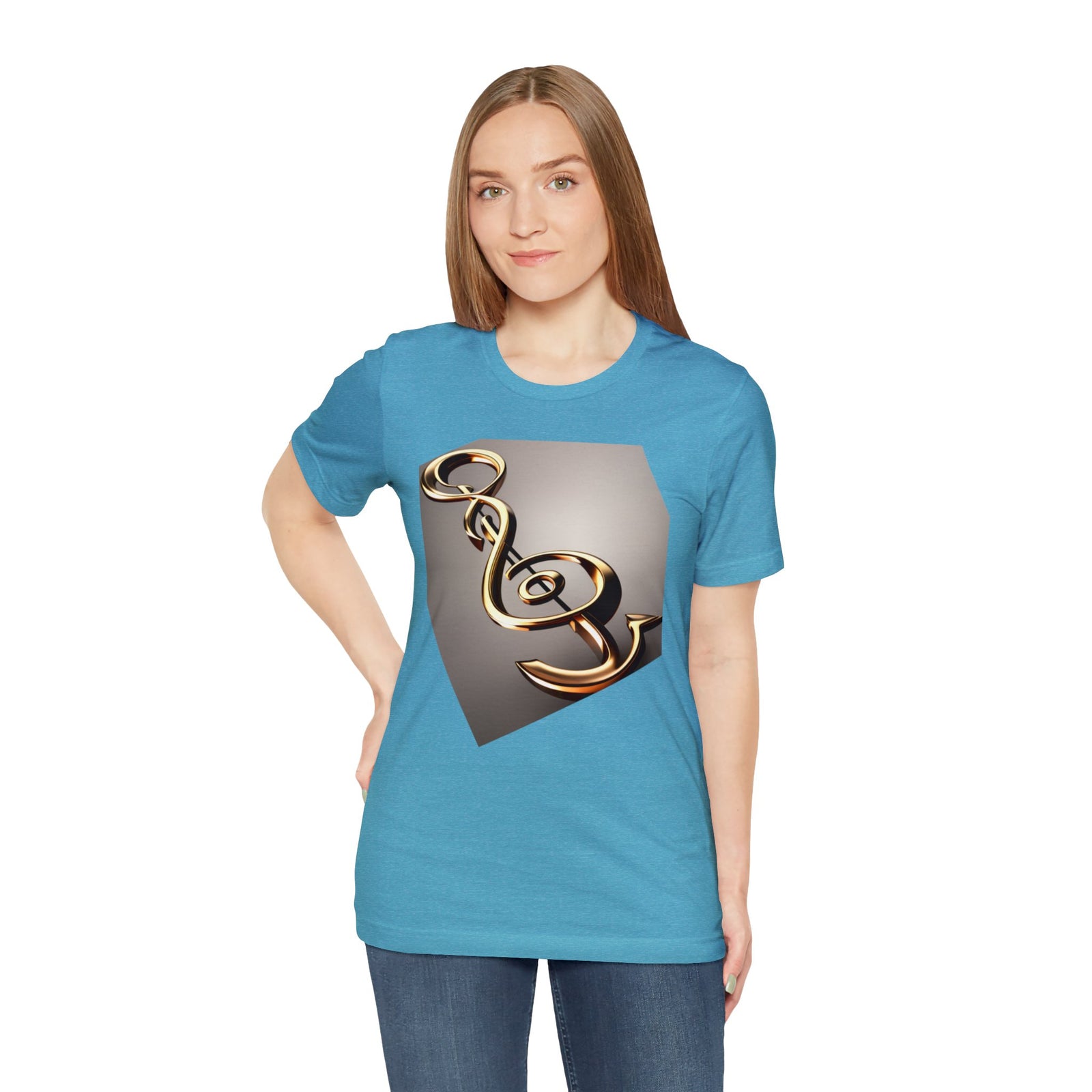 Treble Clef Unisex Jersey Short Sleeve Tee