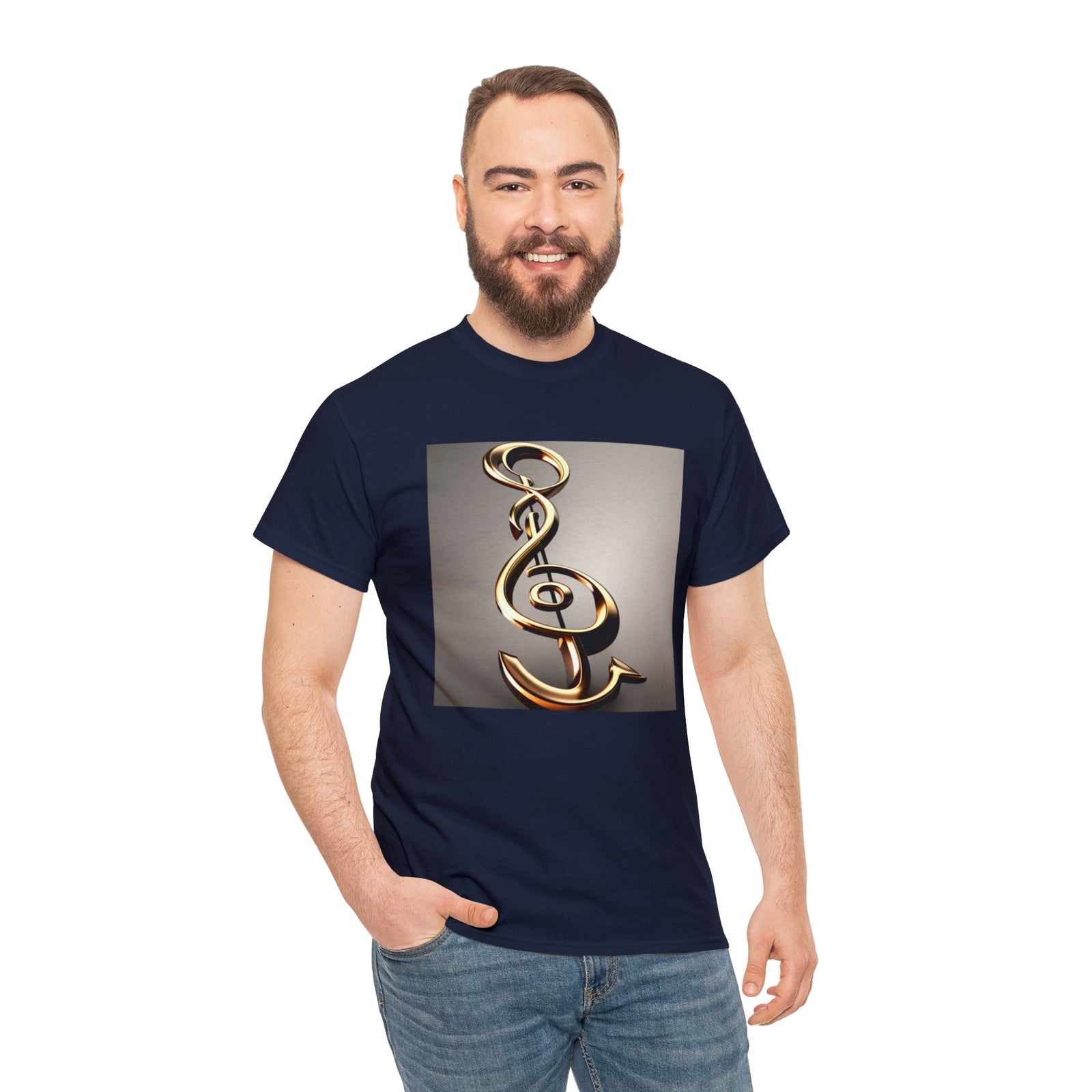 Treble Clef Unisex Heavy Cotton Tee