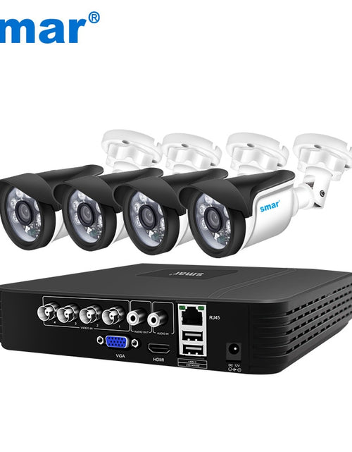 Load image into Gallery viewer, 4CH CCTV System 720P/1080P AHD Camera Kit 5 in 1 Video Recorder
