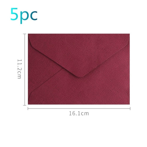 Load image into Gallery viewer, 5/10pcs Retro Hemp Texture Western Envelopes for Wedding Party
