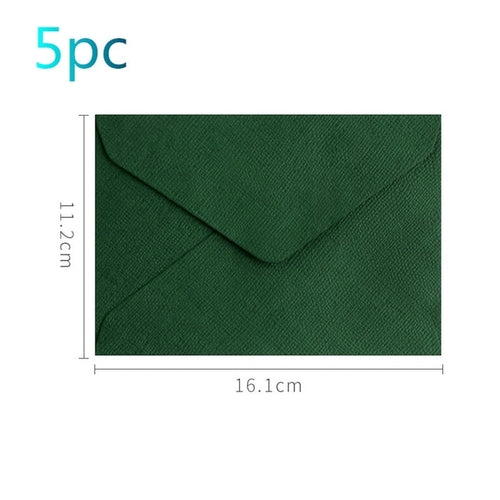 5/10pcs Retro Hemp Texture Western Envelopes for Wedding Party