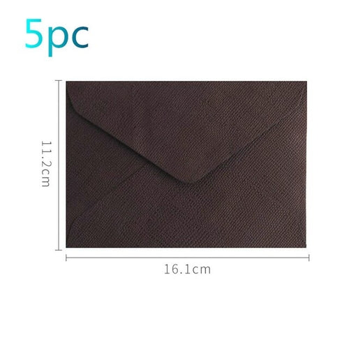 Load image into Gallery viewer, 5/10pcs Retro Hemp Texture Western Envelopes for Wedding Party
