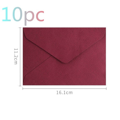 Load image into Gallery viewer, 5/10pcs Retro Hemp Texture Western Envelopes for Wedding Party
