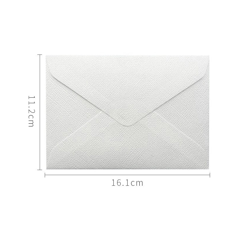 5/10pcs Retro Hemp Texture Western Envelopes for Wedding Party