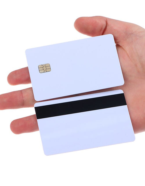 Load image into Gallery viewer, 5 Pcs Sle4442 Chip Blank Smart Card With Magnetic Strip Hico 3 Track
