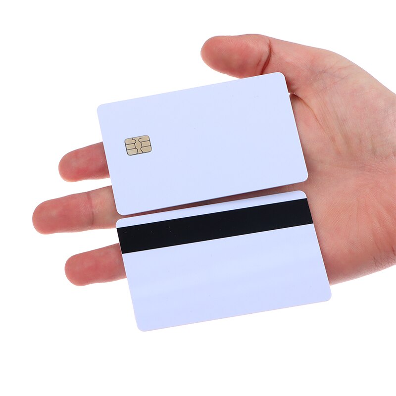 5 Pcs Sle4442 Chip Blank Smart Card With Magnetic Strip Hico 3 Track