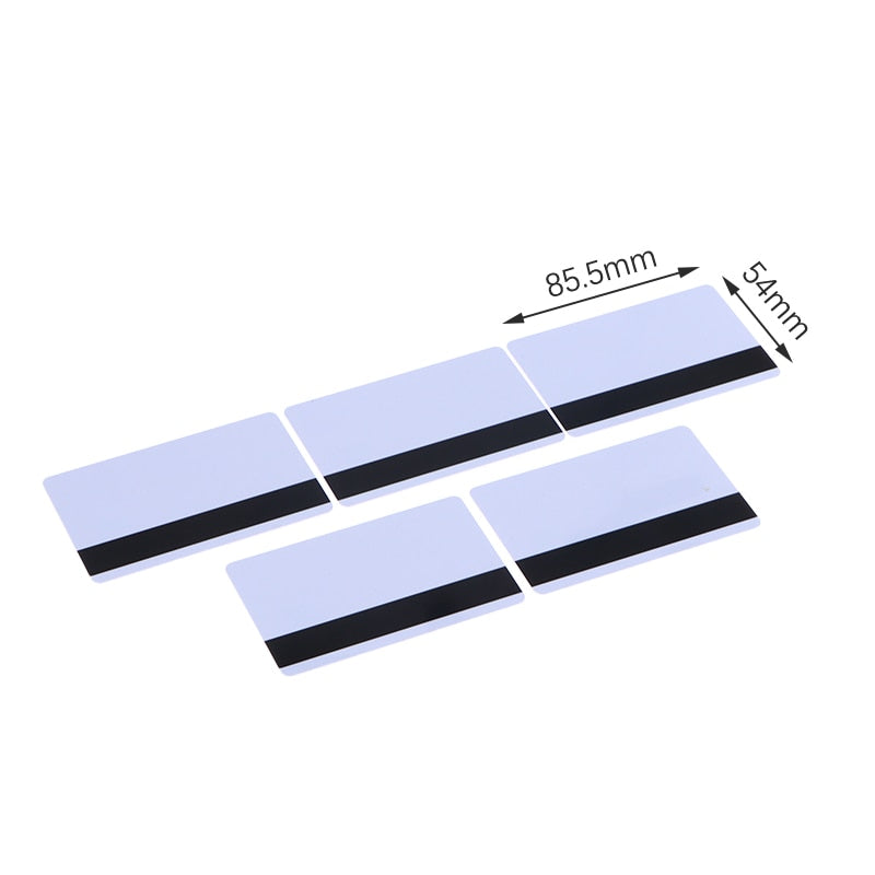 5 Pcs Sle4442 Chip Blank Smart Card With Magnetic Strip Hico 3 Track