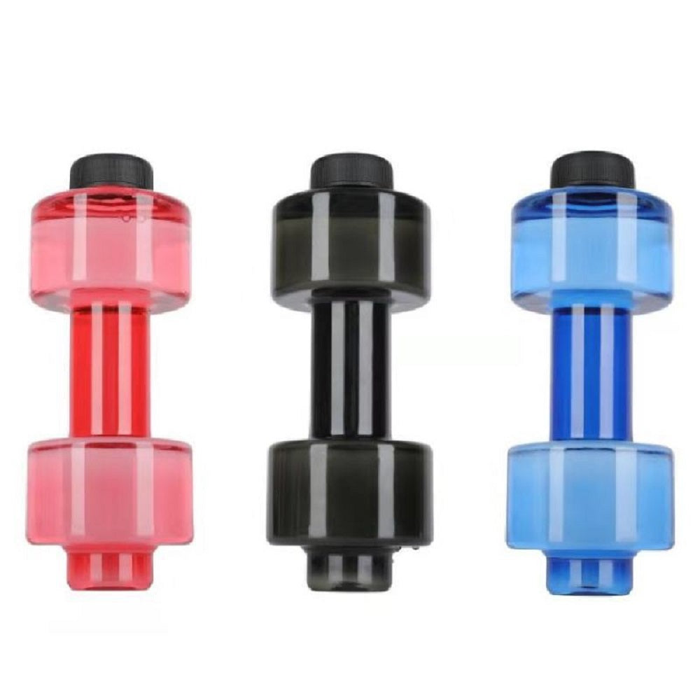 500/1500/2200ml Pet Dumbbell Shaped Kettle Outdoor Fitness Cycling