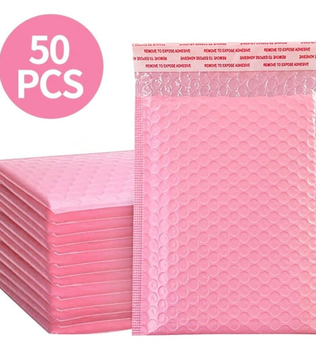 50PCS Bubble Mailers Padded Envelopes packaging bags for business