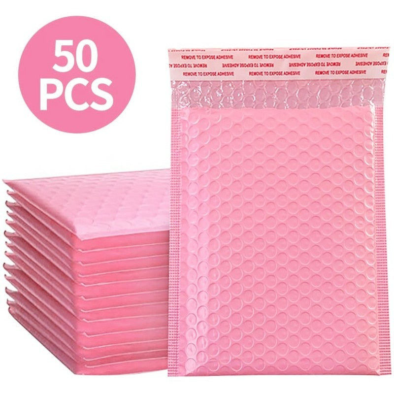 50PCS Bubble Mailers Padded Envelopes packaging bags for business