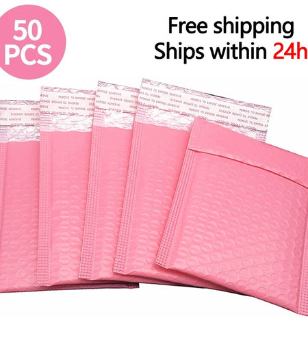 Bubble Mailers Padded Envelopes Shipping Bags Self | Pink Bubble