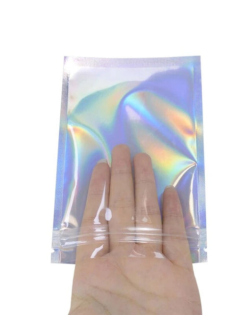 Load image into Gallery viewer, 50pcs Resealable Laser Ziplock Bags For Necklace Food Storage Bags
