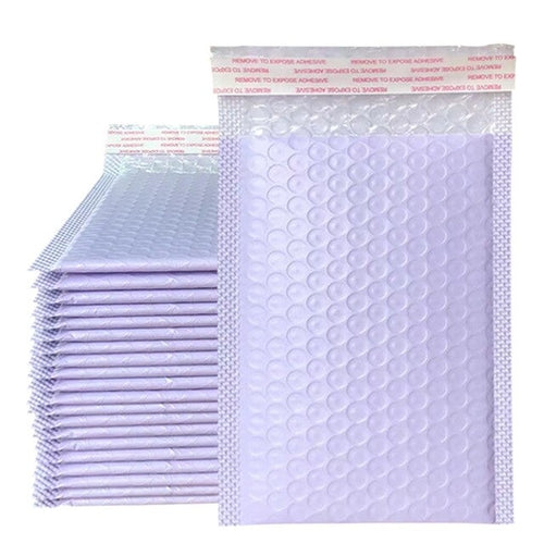 Load image into Gallery viewer, 50pcs Pink Poly Bubble Mailers Padded Envelopes Bulk Bubble Lined Wrap
