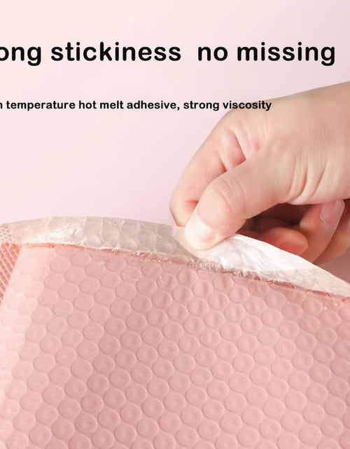 Load image into Gallery viewer, 50Pcs Pink Poly Bubble Mailers Padded Envelopes Bulk Bubble Lined Wrap
