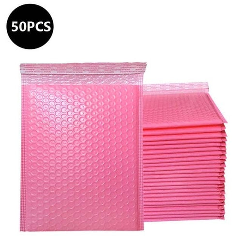 Load image into Gallery viewer, 50pcs Black Bubble Mailer Bubble Padded Mailing Envelopes Mailer Poly
