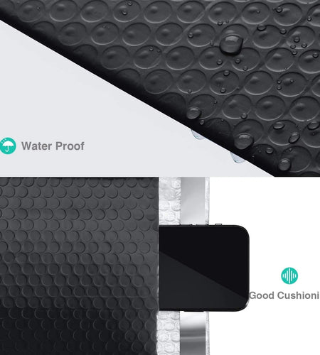 50pcs Black Bubble Mailer Bubble Padded Mailing Envelopes Mailer Poly