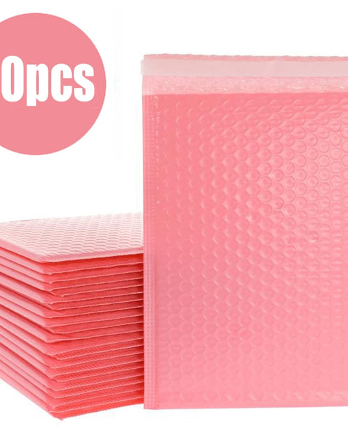 Load image into Gallery viewer, 50pcs/lot Pink Foam Envelope Bags Self Seal Mailers Padded Shipping
