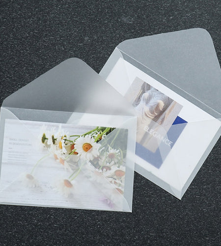 Card Blanks Cards Envelopes | Postcard Envelope Translucent | Gift