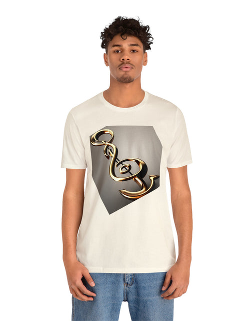 Load image into Gallery viewer, Treble Clef Unisex Jersey Short Sleeve Tee
