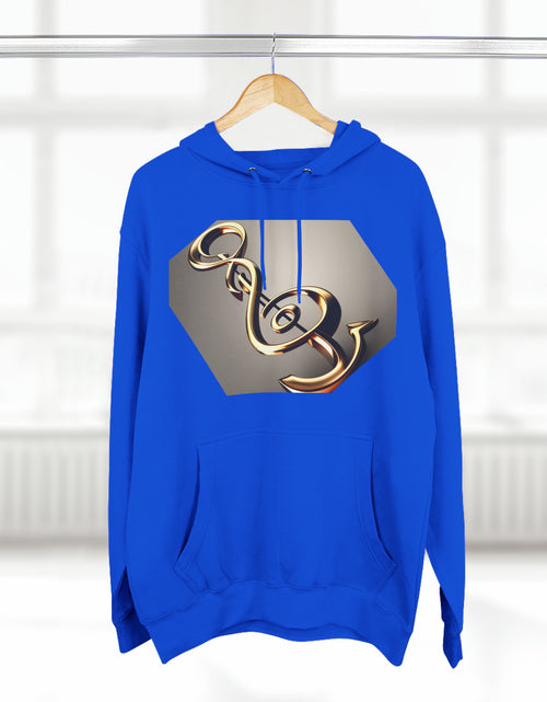 Load image into Gallery viewer, Treble Clef Unisex Premium Pullover Hoodie
