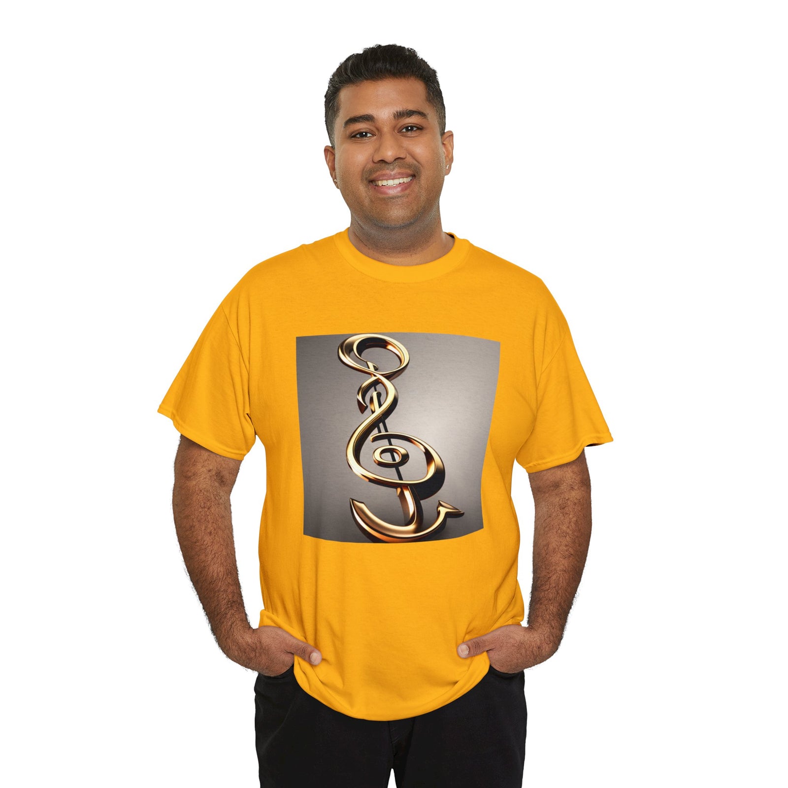 Treble Clef Unisex Heavy Cotton Tee