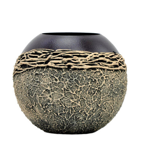 Handpainted Glass Vase | Violet Interior Design Home Room Decor |