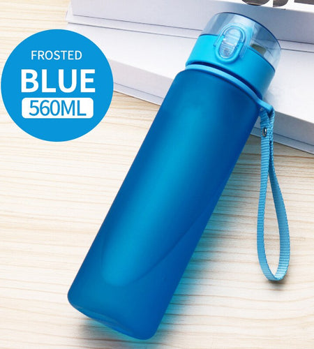560ml Water Bottle Outdoor Adult Sports Water Cup Portable Plastic