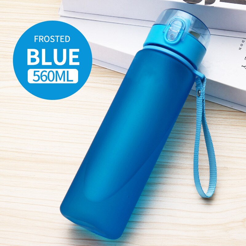 560ml Water Bottle Outdoor Adult Sports Water Cup Portable Plastic