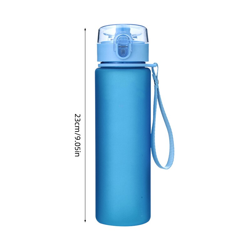 560ml Water Bottle Outdoor Adult Sports Water Cup Portable Plastic