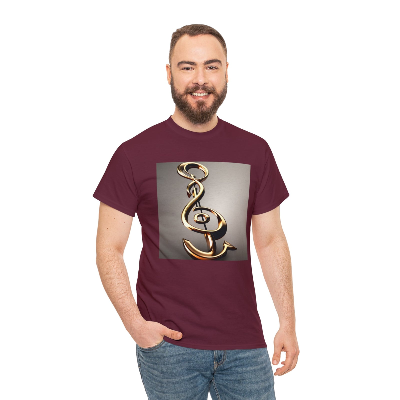 Treble Clef Unisex Heavy Cotton Tee