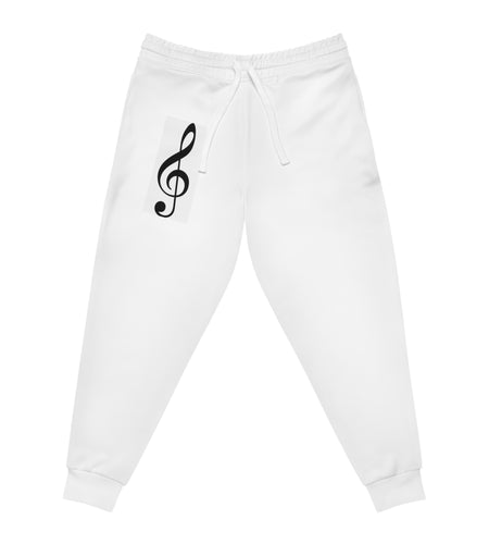 Treble Clef Athletic Joggers (AOP)