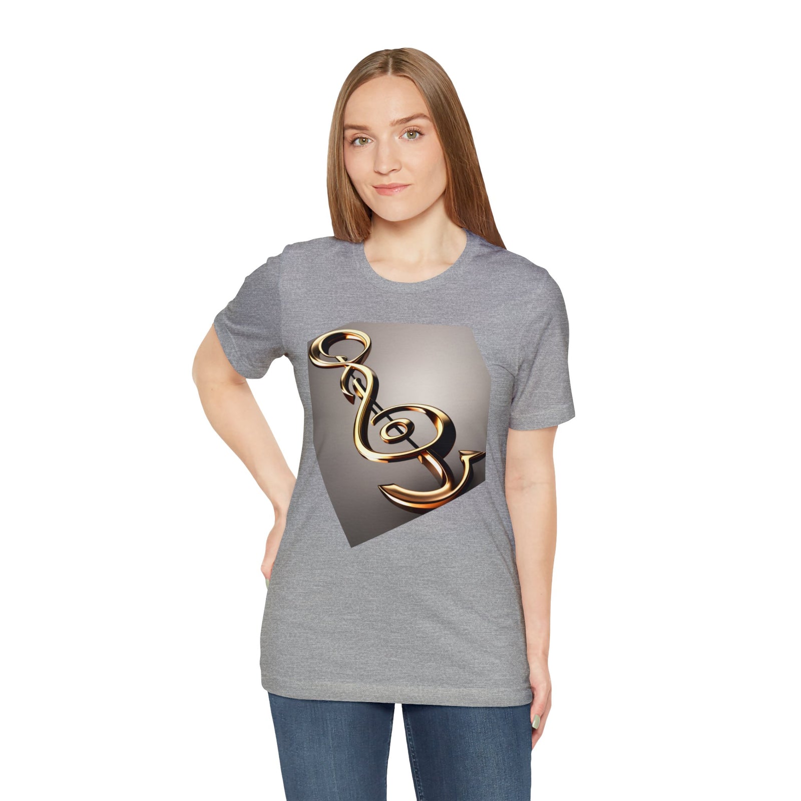 Treble Clef Unisex Jersey Short Sleeve Tee