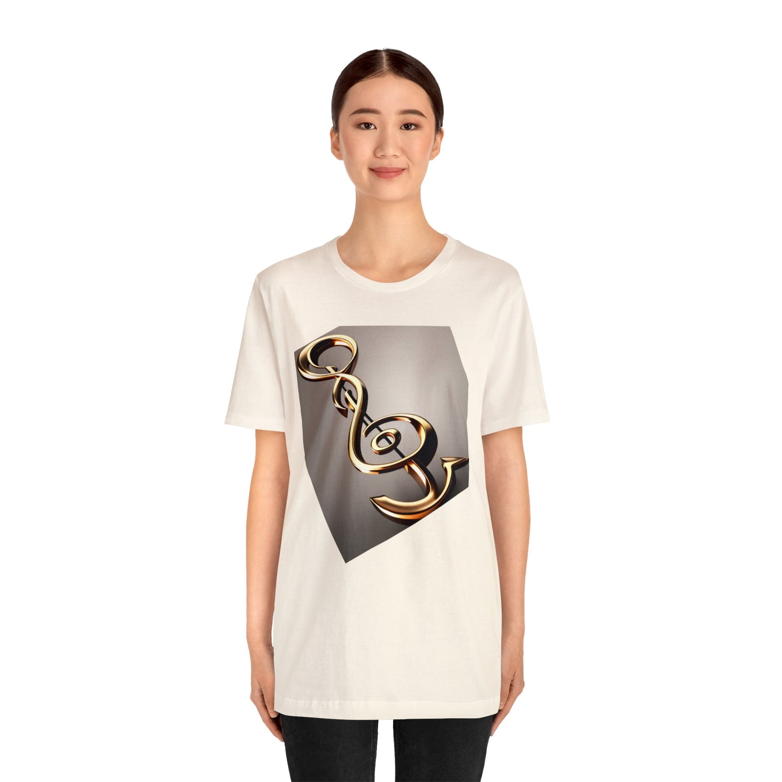 Treble Clef Unisex Jersey Short Sleeve Tee