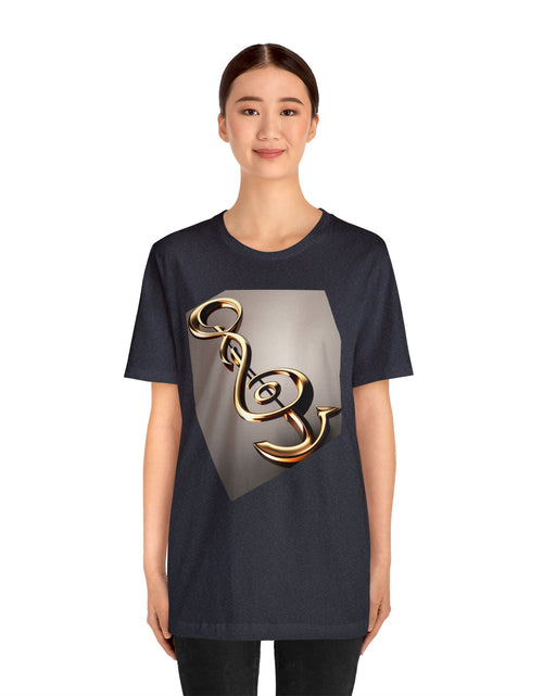 Load image into Gallery viewer, Treble Clef Unisex Jersey Short Sleeve Tee
