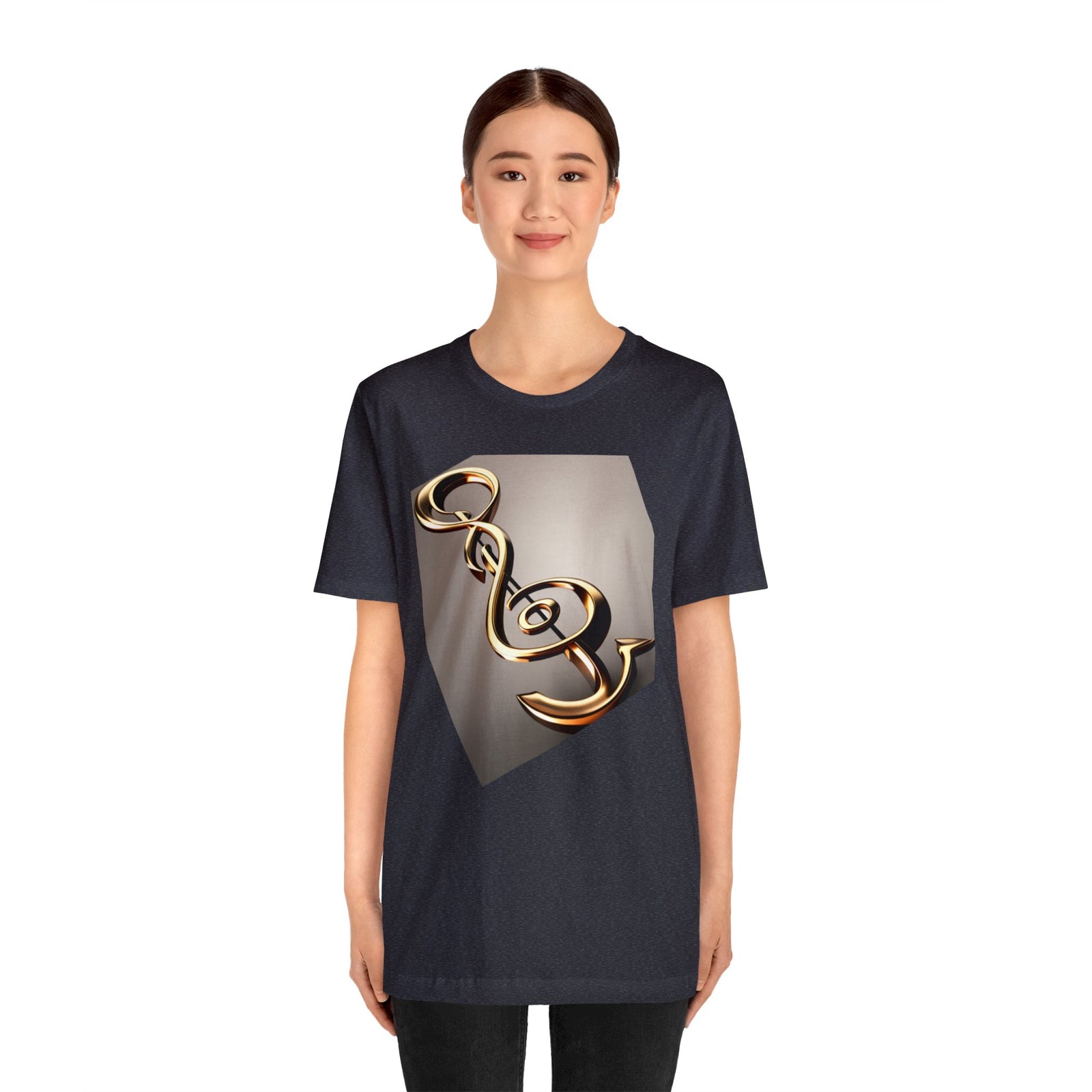 Treble Clef Unisex Jersey Short Sleeve Tee