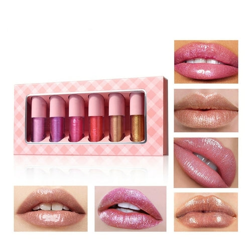 Load image into Gallery viewer, 6/12pcs Women Fashion Matte Liquid Lipstick Set Sexy Red Pumpkin
