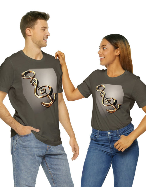 Load image into Gallery viewer, Treble Clef Unisex Jersey Short Sleeve Tee
